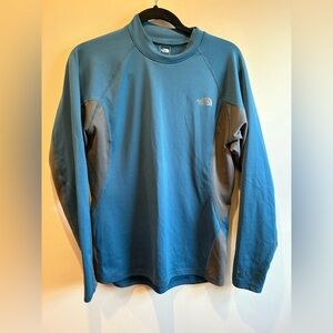 The North Face Blue and Gray Pullover